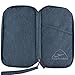 HOPSOOKEN Travel Wallet & Passport Holder Organizer Multi-purpose Rfid Blocking ID Card Pouch Clutch Bag (Gray)