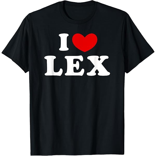 Amazon.com: Personalized For Lex & Friends I Love Lex, I Heart Lex