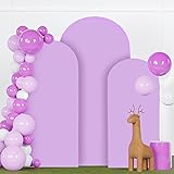 FANPROMS Wedding Arch Cover Set of 3 Lavender Arch