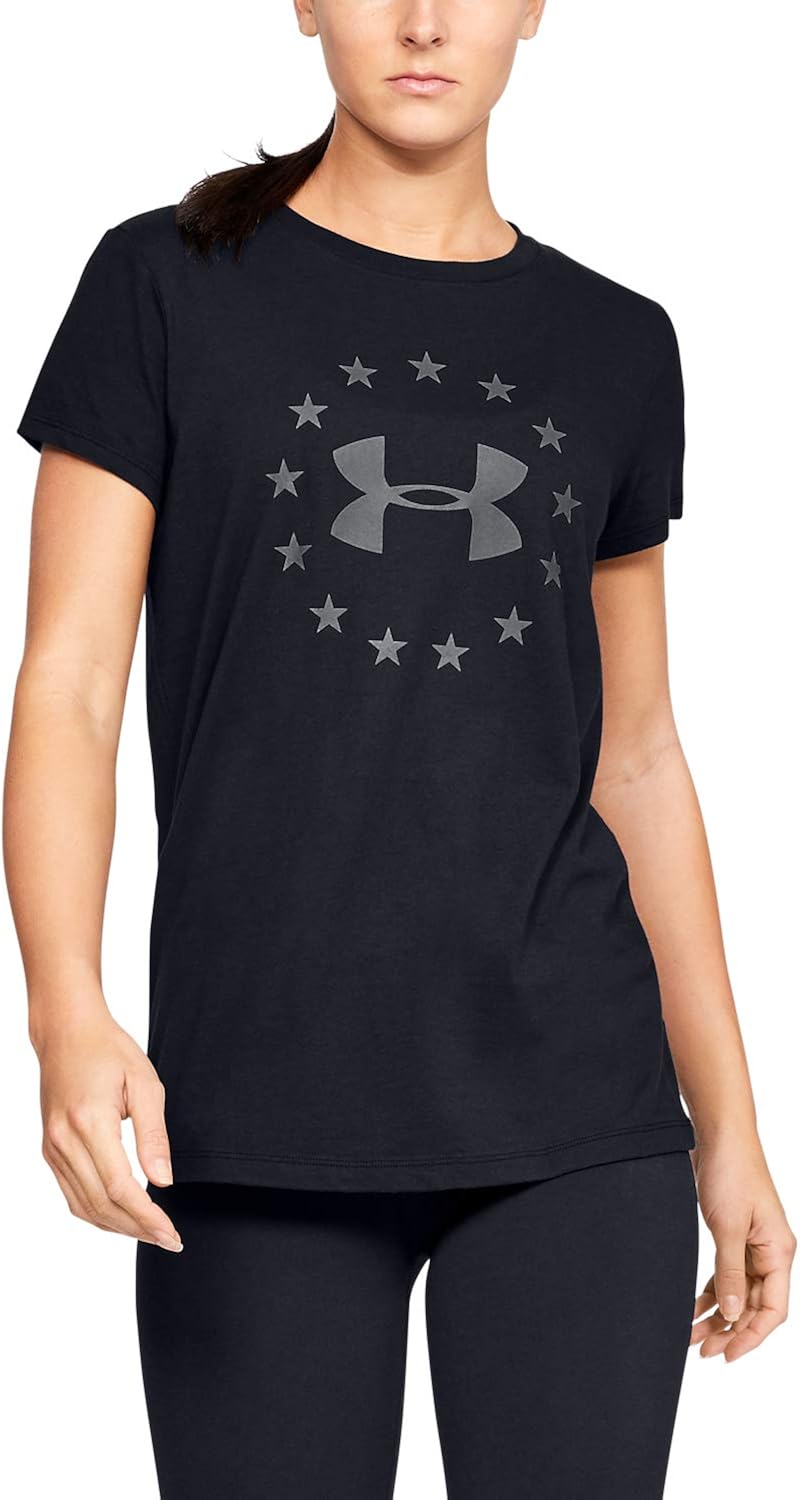 Under Armour Women's Freedom Logo T-Shirt: Clothing