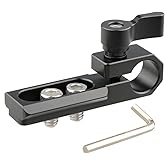 CAMVATE 15mm Single Rod Clamp with NATO Rail(Black) - 1634