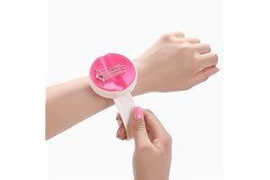 YEQIN NEW Magnetic Wrist Pin Holder 'Wrist Pinny' Slap Band 5 Vibrant Colours available (Rose red)
