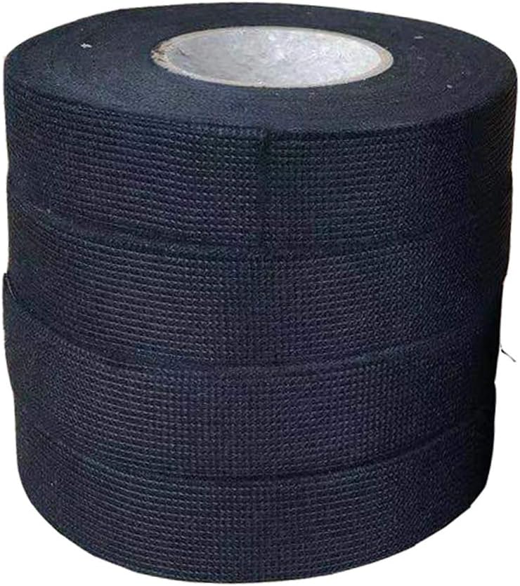 4 Rolls Wire Loom Harness Tape, Wiring Harness Cloth Tape, Black Adhesive Fabric Tape for Automobile Electrical Wire harnessing Noise Damping Heat Proof 19 mm X 15m: Car Electronics