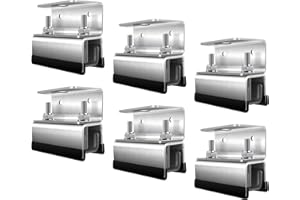 BSWAN Roof Rack Mount Kits,Roof Mount Kit,304 Stainless Steel Van Roof Rack,Van Roof Rack Brackets for ProMaster, Boxer, Jumper, Ducato (6)