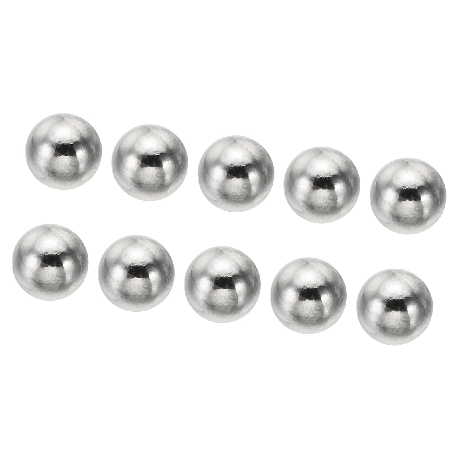 PATIKIL M4 Thread Cap Nuts Knob, 20 Pack Steel Ball Lamp Decoration Screw Caps Nut Cover for Furniture Lighting, Nickel Color