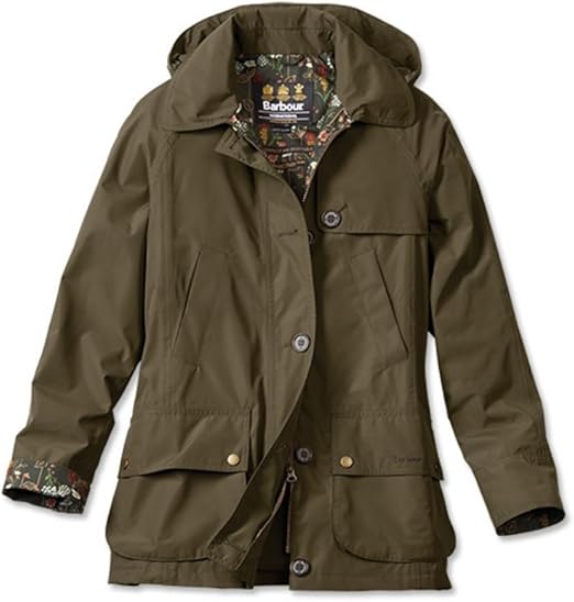 Amazon.com: Barbour Wytherstone Women's Waterproof Rain Jacket - Green (4): Clothing