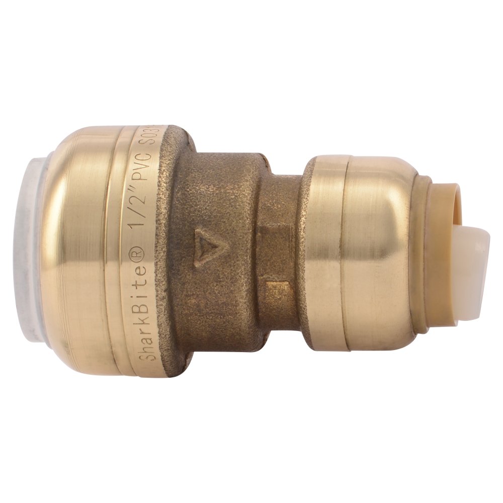 SharkBite PVC Fitting UIP4008A ½ inch X ½ inch CTS, PVC Connector to