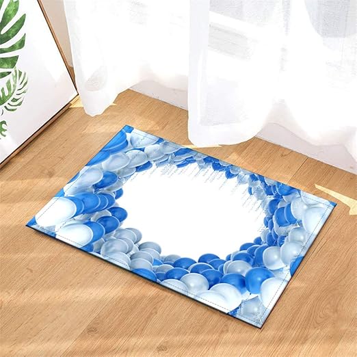 Badteppich: 40 X 60 cm. Plus Samt. rutschfest. 3D Hd-Druck. Haus