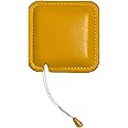 haoa Tape Measure for Body Measuring, 79Inch/2Meters Retractable Measuring Tape for Body Fabric Sewing,Measurements Dual Sided (Square,1 Pack) (Yellow)