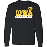 NCAA Wrestling Slant, Team Color Long Sleeve, College, University