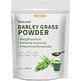 Hudetex Barley Grass Juice Powder 13 oz - 100% Pure Wheatgrass Powder, Supports Cardiovascular, Liver and Digestive Function, Vegan, No Maltodextrin & Sugar.