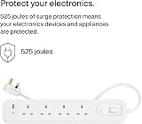 Belkin 4-Outlet Surge Protector with USB-C PD and USB-A Ports, 2M Cord view 2