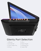 Boifun 17.5 Inch Portable DVD Player with 15.6 Inch HD Swivel Screen Purple view 8