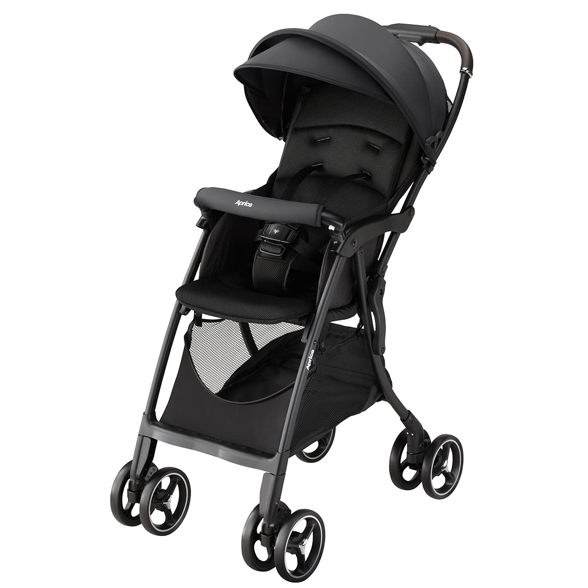 Aprica(アップリカ) B型ベビーカー マジカルエアーフリー 7か月～36か月まで 軽量 コンパクト 4輪フリー (ブラック) 【2023年モデル】 2183380商品画像