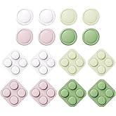 PlayVital Button Caps + Thumb Grip Set for Nintendo Switch 2, 8 Silicone Colorful ABXY Directional Button Covers & 4 Joystick