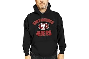 Team Fan Apparel NFL Adult Gameday Hooded Sweatshirt - Poly Fleece Cotton Blend - Stay Warm and Represent Your Team in Style