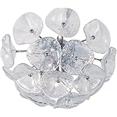 ET2 Fiori-8 Light Flush/Wall Mount in Leaf style-16.5 Inches Wide by 8.75 inches high