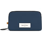 Native Union Stow Lite Organizer W.F.A Tech Organizer – Minimalist Travel Pouch Made of Recycled Materials for Everyday Accessory Storage & Protection – Stores Cables, Chargers & More (Navy)