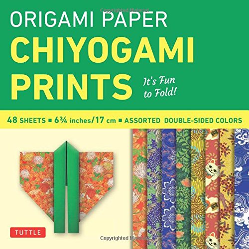 Origami Paper - Chiyogami Prints - 6 3/4" - 48 Sheets: Tuttle Origami Paper: High-Quality Origami Sheets Printed with 8 Different Patterns: Instructions for 6 Projects Included