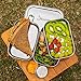 EcoUtils Stainless Steel Bento Lunch Box | FDA Passed | BONUS Nested Leak Resistant Sauce Container|Food grade quality + 3 in 1 Stack Design|For adults,teens and kids|Space Saver|Healthy Meal Storage