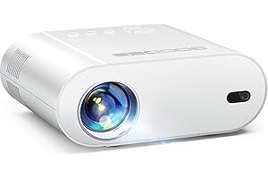 GooDee Smart Viedo Projector 4K with WiFi and Bluetooth, 1000ANSI Brightness Auto Keystone Focus Mini Movie Projector Portable for Home Theather Indoor/Outdoor