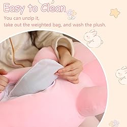 SQEQE Weighted Bunny Plush, Weighted Bunny Stuffed