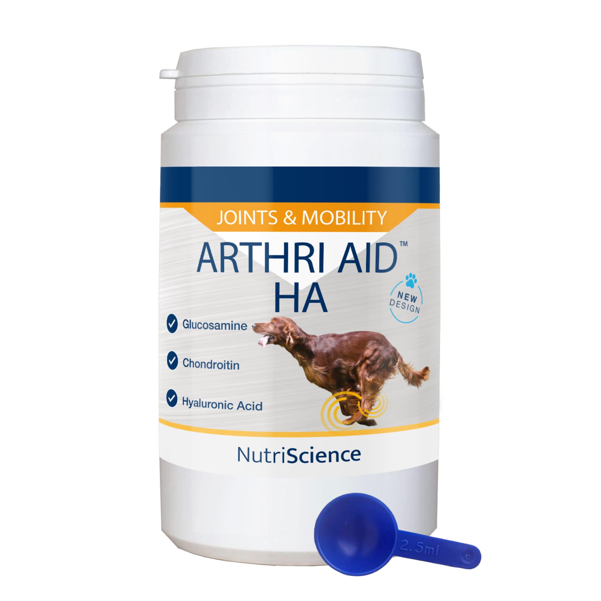 Swedencare UK ArthriAid HA Powder Supplement 400 g | for Dogs and Cats |Joint Supplement with Hyaluronic Acid