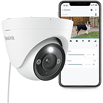 REOLINK 4K PoE Security Camera - 115° Wide Viewing Angle, 3X
