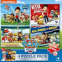 Cardinal Industries Paw Patrol 4-Pack of Puzzles