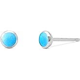 Boma Jewelry Sterling Silver Mini Circle Stud Earrings