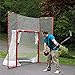 EZ Goal 2 in. Folding Steel Hockey Goal with Backstop - Shooter Tutor & Targets - On Goal Net) (Renewed)