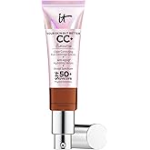 IT Cosmetics CC+ Cream Illumination - Radiant Full Coverage Foundation With SPF 50+, Color Corrector & Hydrating Anti-Aging Serum, Hydrolyzed Collagen + Peptides, Normal to Dry Skin - 1.08 fl oz