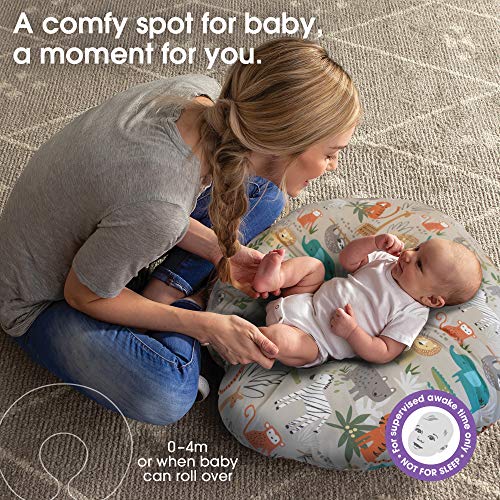 Boppy Newborn Lounger—Original Lightweight Plush Chair with Carrying