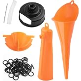 Compatible with Harley Oil Change Kit,All-Inclusive Motorcycle Oil Change Kit with Oils Filter Wrench,Filling Funnel,Rubber O-Ring Seals,Multi-Purpose Oils Changing Kits