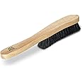 Atzi Hats Fedora Hat Brush Lint Remover Duster Brushes for Felt Hats 100% Horse Hair (Black) Wood Brush