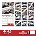 MOTO GP OFFICIAL CALENDAR 2018 + MAX POWER SPORTS CAR FRIDGE MAGNET