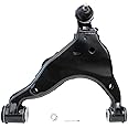 Detroit Axle - Front Right Lower Control Arm for 2003-2009 4Runner FJ Cruiser Lexus GX470 Passenger Side Lower Control Arm w/Ball Joint Assembly 2004 2005 2006 2007 2008 Replacement