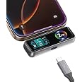 Magnetische IPhone SSD – 2TB, Für ProRes 4K 60fps, Mit LCD-Display, Lüfter & USB-C PD 3.0
