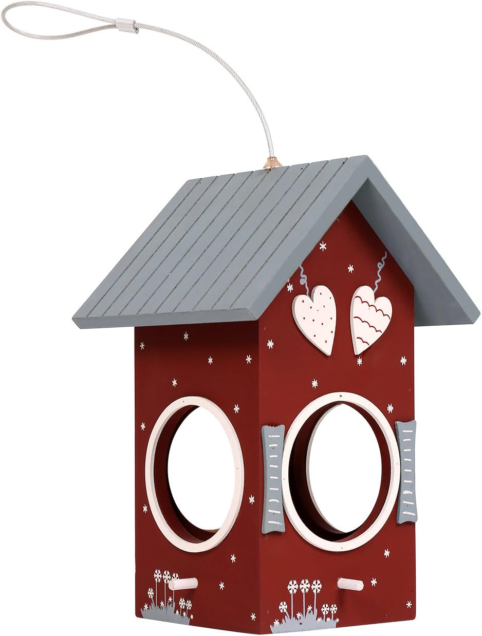 WildBird Care Gazebo Cottage Bird Feeder with Sweet Heart BMF03
