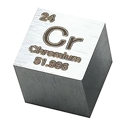 Chromium Cube - 10mm Pure Metal Element Cubes