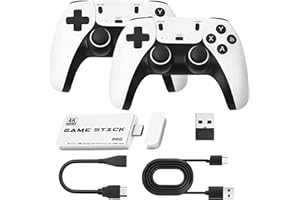 2026 Upgrade M15 Retro Game Stick Pro, 128G, with 40,000 Built-in Classic Video Games, Retro Gaming Console with 23 Emulators