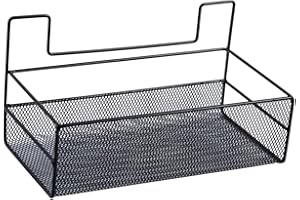 WEKADRIN No Drill Wall Mounted Bathroom Shelf Organizer Large Capacity Hanging Wire Basket for Kitchen and