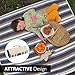 scuddles Picnic Blankets Dual Layers Picnic Blanket Outdoor Water-Resistant Handy Mat Tote Spring Summer Camping Blanket Great for The Beach