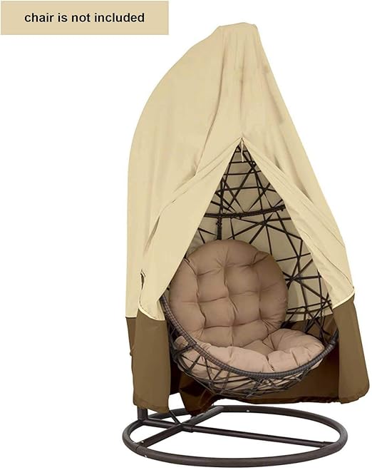 Patio Hanging Egg Chair Cover Waterproof Wicker Egg Swing Chair Covers
