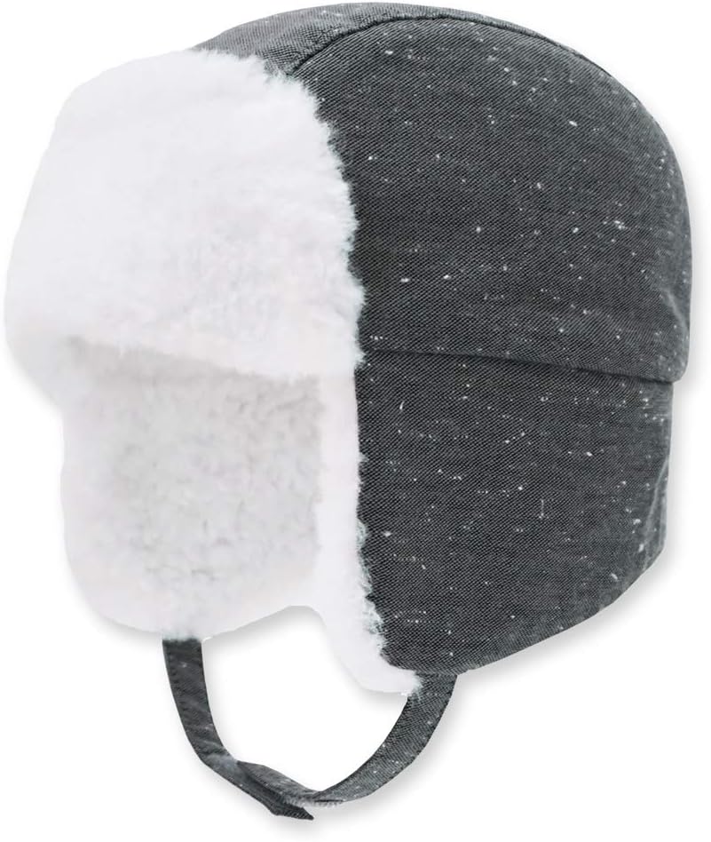 Baby Boy Ushanka Earflap Winter Trooper Hat Cap, Kids Trapper Hat