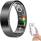BENIO Gen 2 Smart Ring for Women & Men, Heart Rate,Fitness Tracker with Sleep，Step/Sleep/Blood Oxygen/Heart Rate Tracker, 5ATM Waterproof for iOS and Android,No Subscription