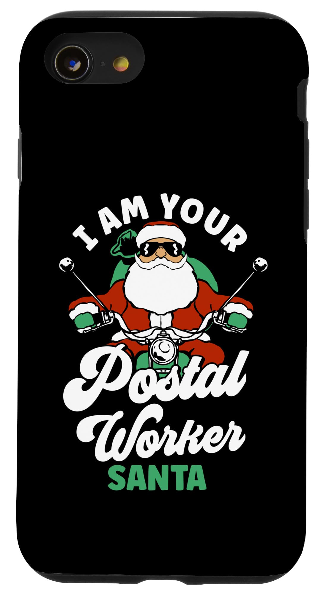 iPhone SE (2020) / 7 / 8 Postal Worker Santa Funny Christmas Design Case — image 1