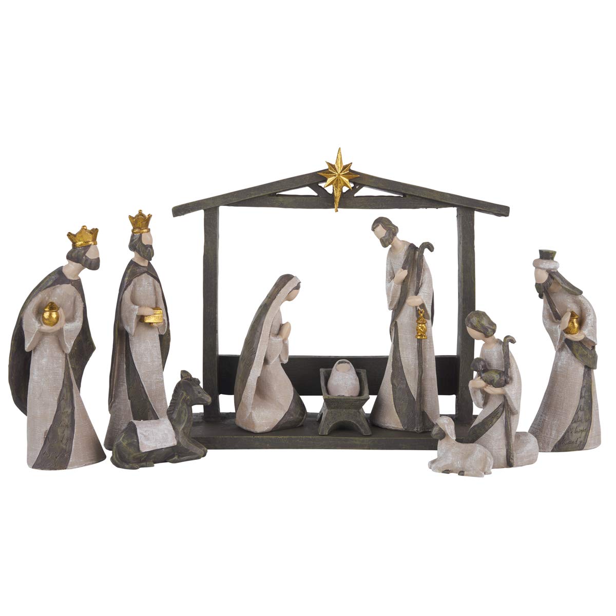 The Nativity Store - Holy Family Silent Night Nativity Set - Manger ...