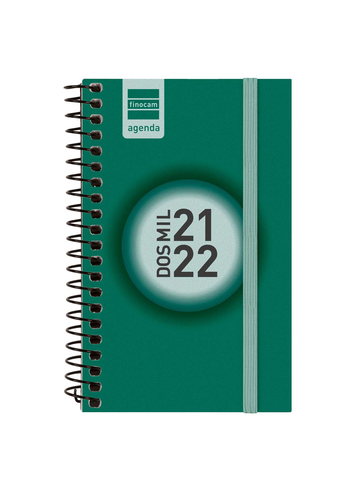 Finocam Diary 2021 2022 Week to View Landscape September 2021, August 2022 12 Months E3, 79 x 127 Espir Spanish Green