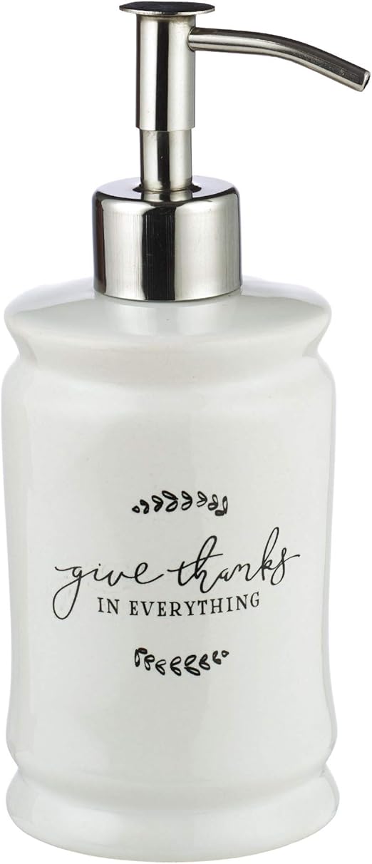 Amazon Com Christian Art Gifts Ceramic Kitchen Soap Dispenser W